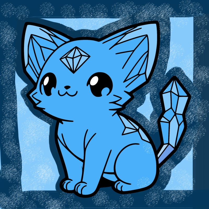 crystal kitten