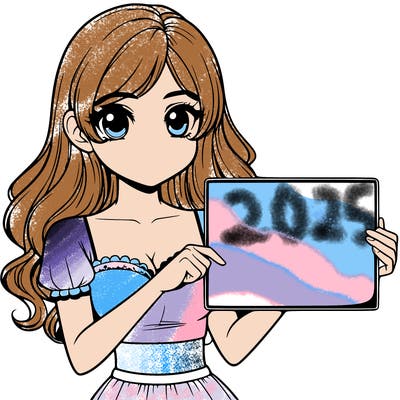 realistic pretty girl holding blank sign