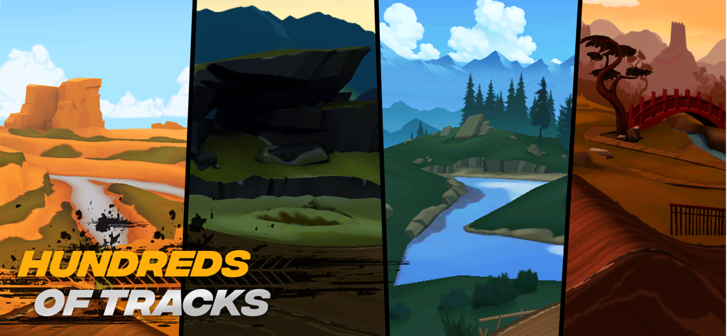 Mad Skills Motocross 3 - Vielfältige Rennstrecken und Umgebungen in Mad Skills Motocross 3