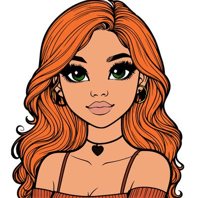 realistic pretty girl