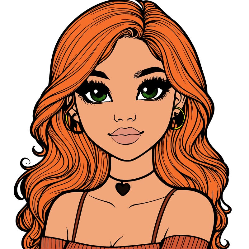 realistic pretty girl