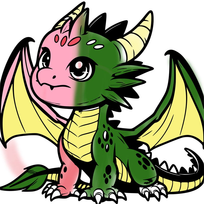 fierce baby night dragon