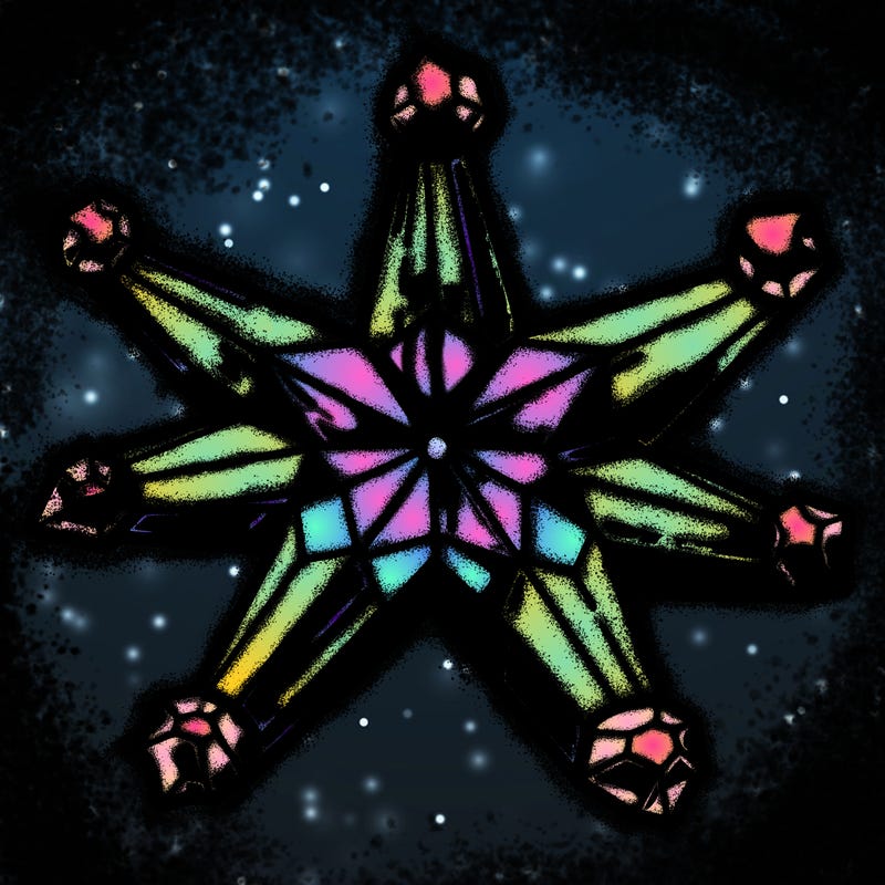 crystal starfish