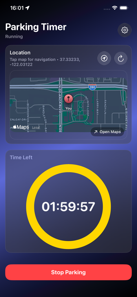 Car Park Timer | Simple Parking Tracker & Live Activity Alerts