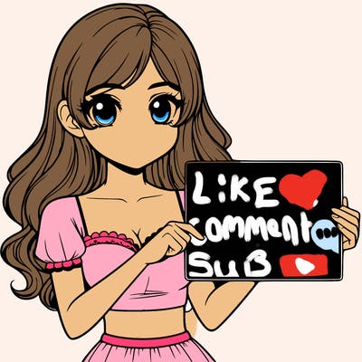 realistic pretty girl holding blank sign