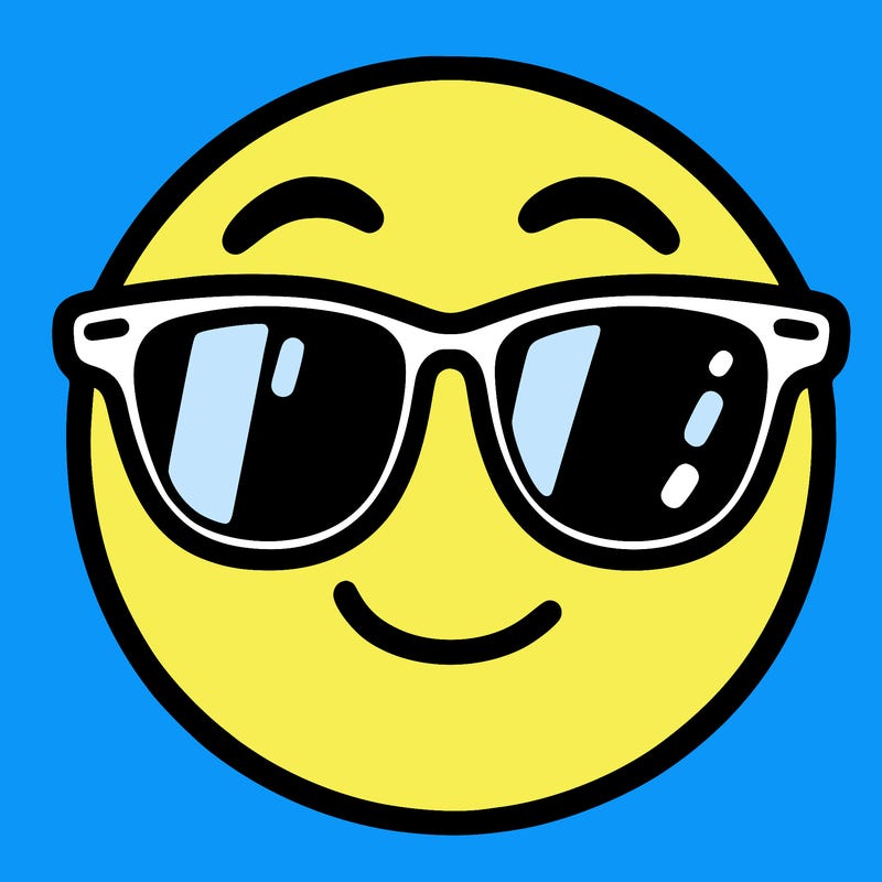 emoji with sunglasses