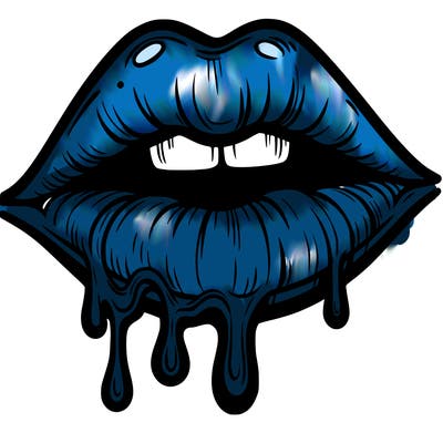 lips that look realistic and drip