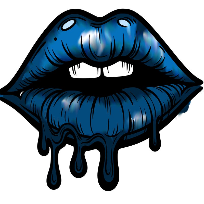 lips that look realistic and drip