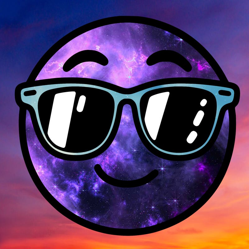 emoji with sunglasses