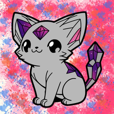crystal kitten