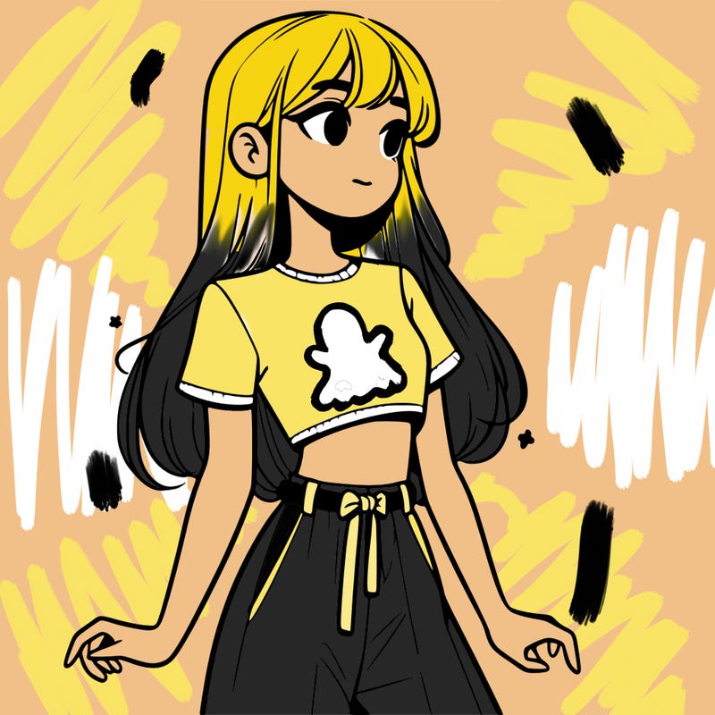 girl in a cute crop top