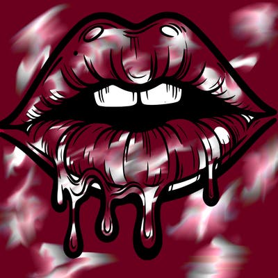 lips that look realistic and drip