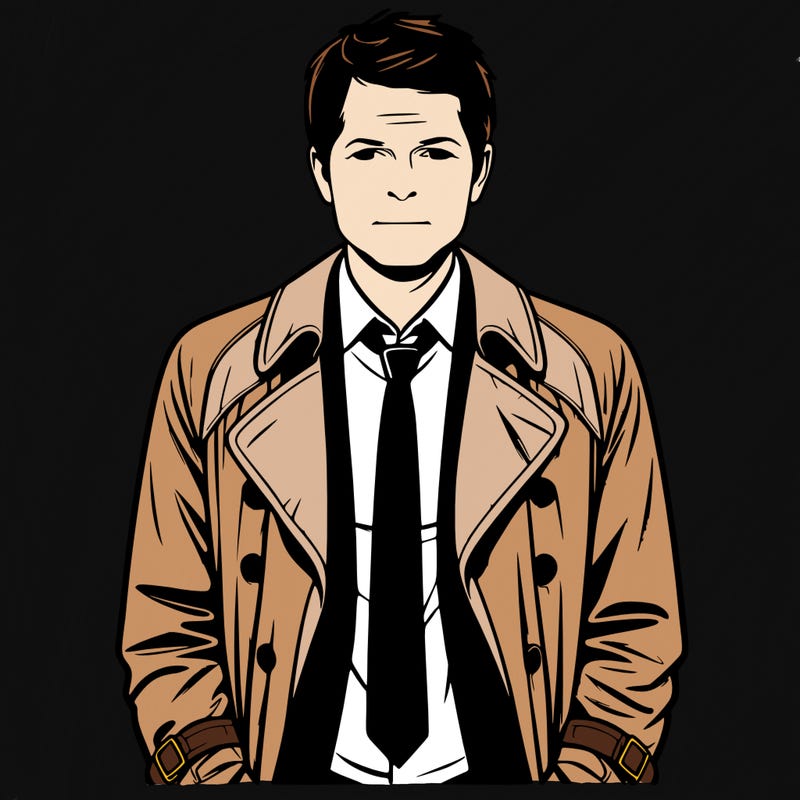 realistic castiel from supernatural
