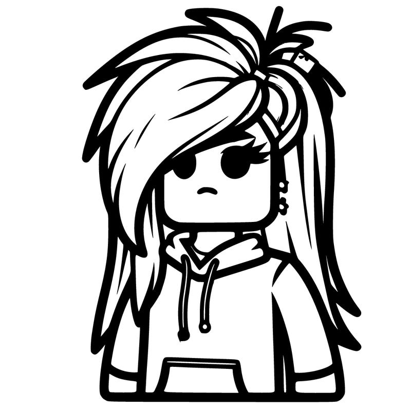 emo roblox girl
