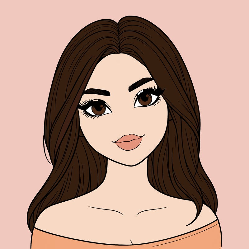 beautiful girl bright features realistic