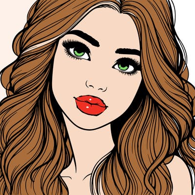 beautiful realistic girl