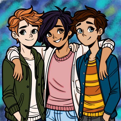 trios friend group