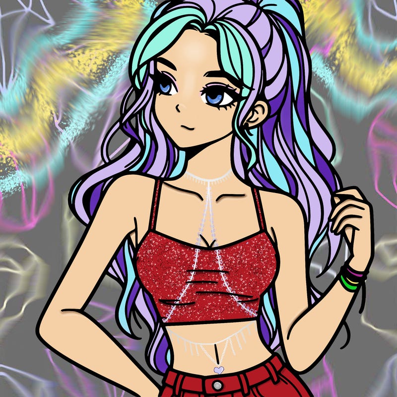girl in crop top