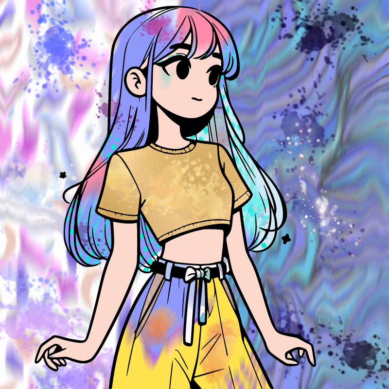 girl in a cute crop top