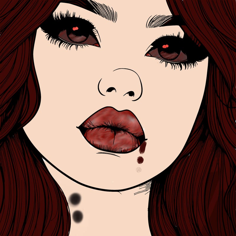 really realistic girl with lips