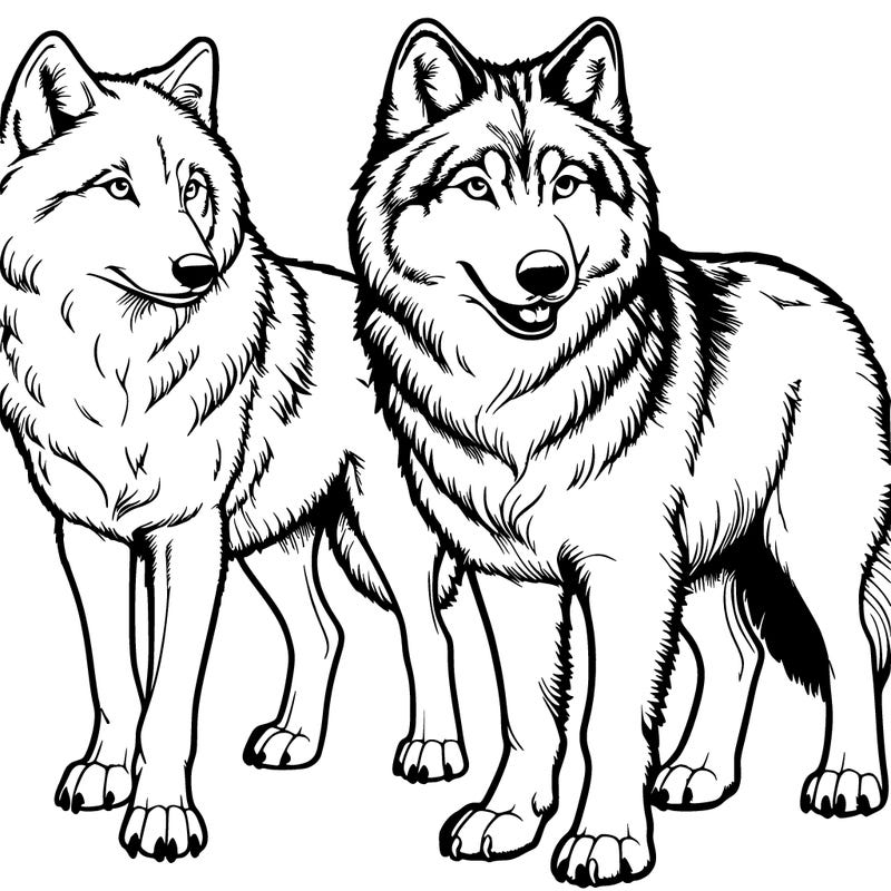 realistic wolves