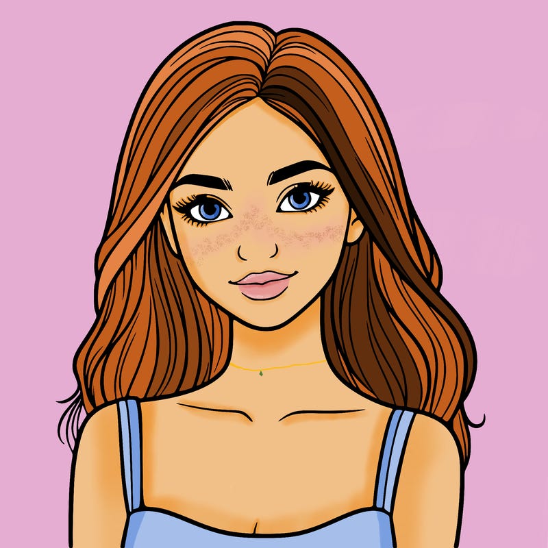 very pretty and realistic teenage girl