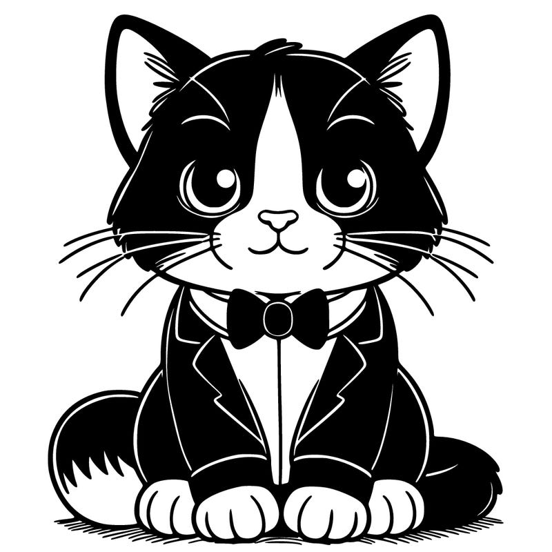 tuxedo cat