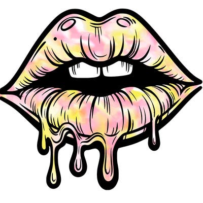 lips that look realistic and drip