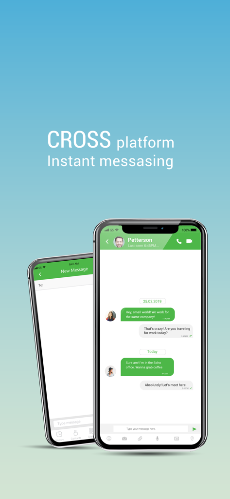 iTel Mobile Dialer cross platform instant messaging interface