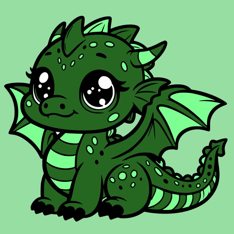 cute baby dragon