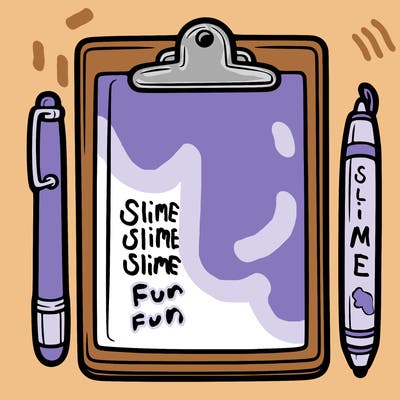 blank clip board with pen