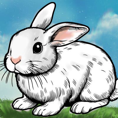 realistic bunny