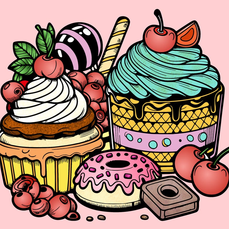 detailed desserts