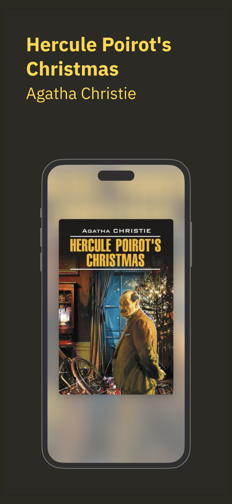 MyBook: books and audiobooks - Hercule Poirots Christmas by Agatha Christie ebook cover on MyBook app