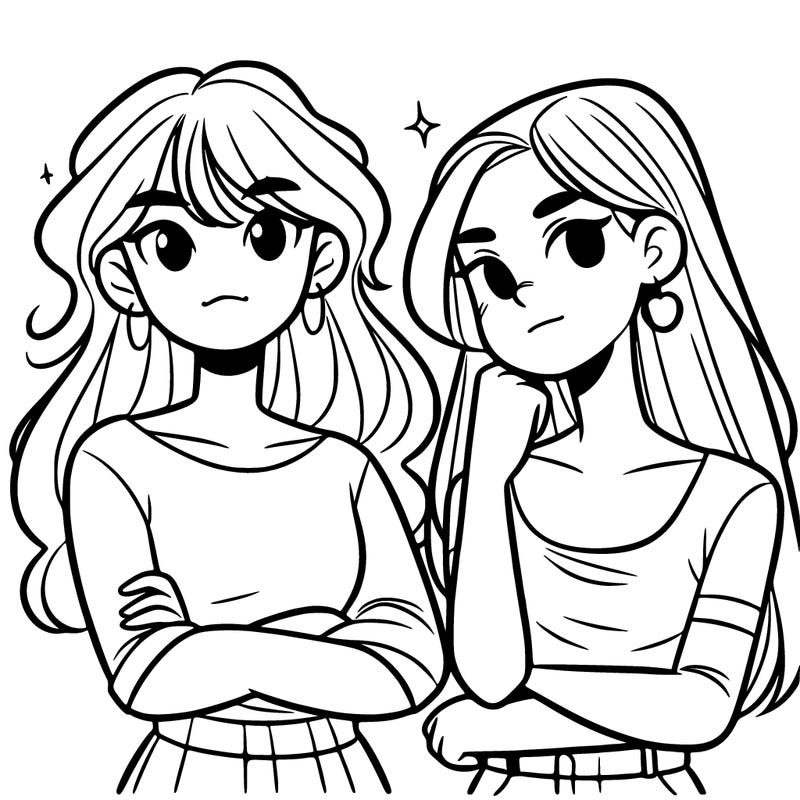 two teen girls