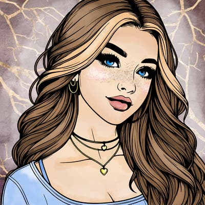 detailed realistic girl