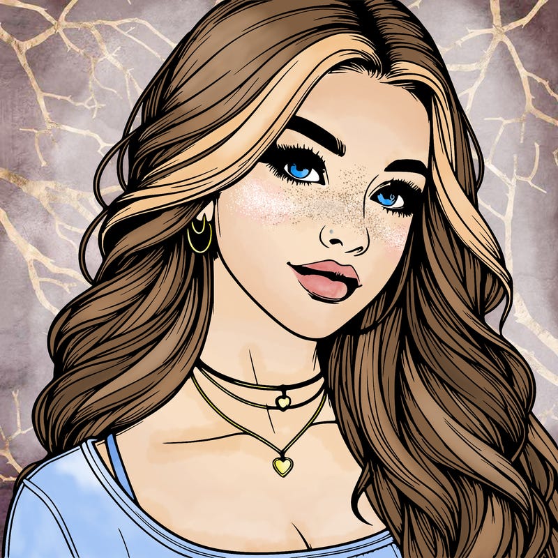 detailed realistic girl