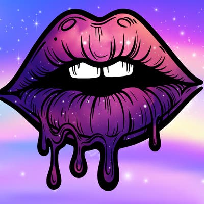 lips that look realistic and drip