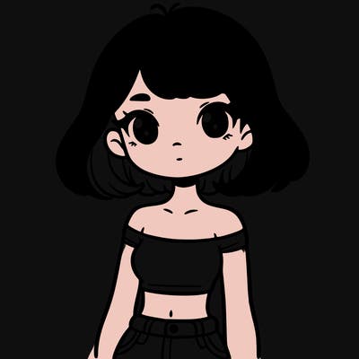 girl in a cute crop top