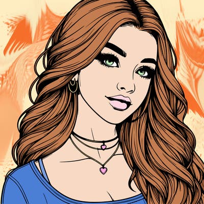 detailed realistic girl