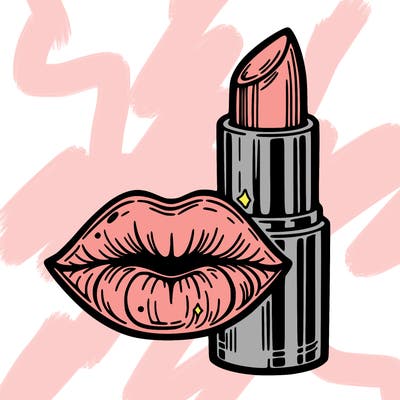 lips and lipstick