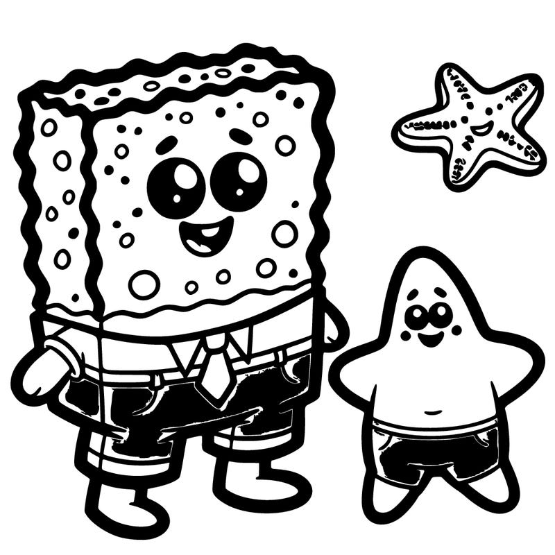 spongebob and patrick