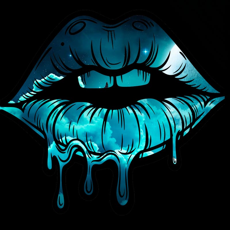 lips that look realistic and drip