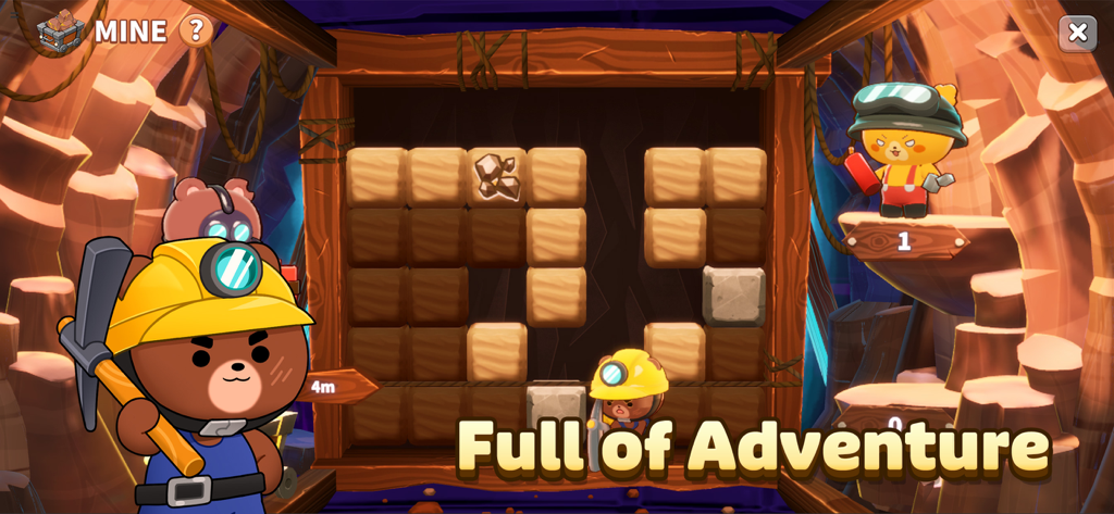 PokeFarm - Cozy farm Game - Cute bear characters mining for treasures in a cozy cave adventure