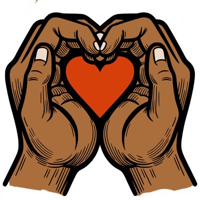 hands making a heart