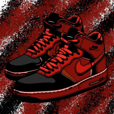 realistic nike air shoes