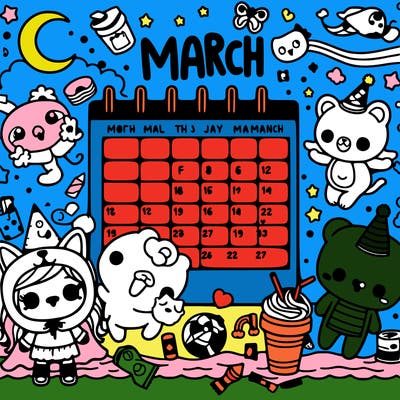 (month) march theme