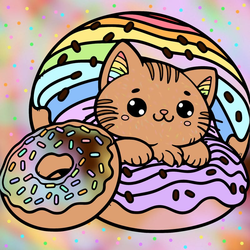 donut cat