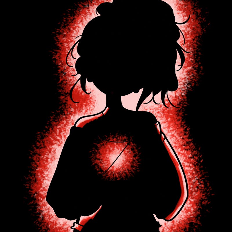 girl with a messy ponytail glasses a baggy crop top and jean shorts