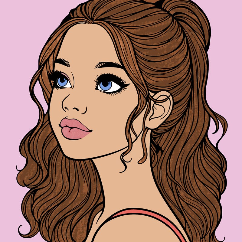 beautiful realistic girl